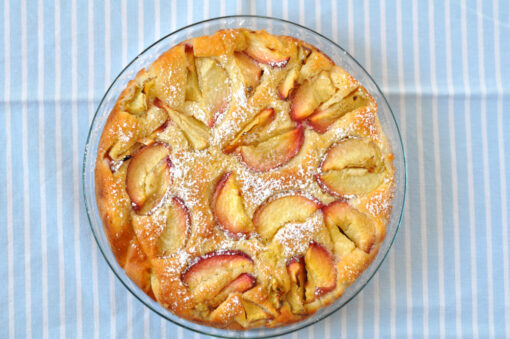 Torta alla pesca