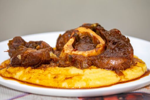 Stracotto di manzo con polenta