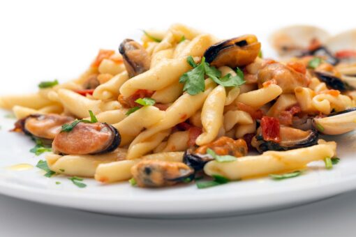Trofie con vongole e fasolari