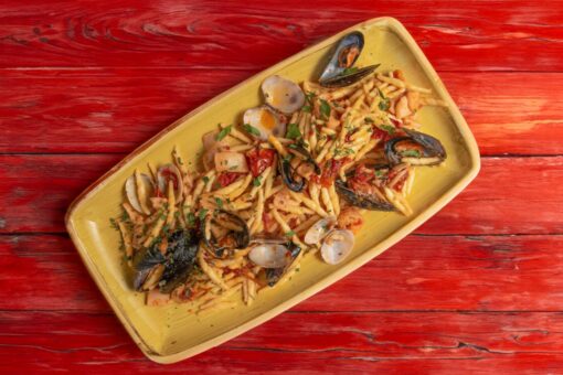 Trofie ai frutti di mare