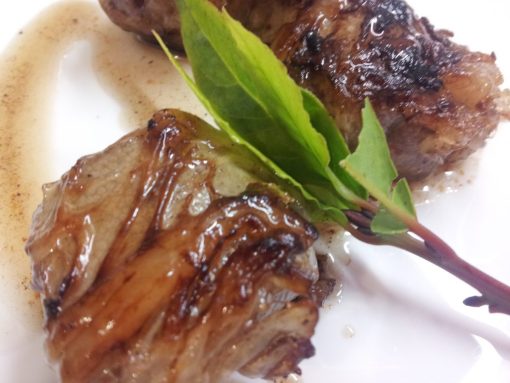 Fegato di maiale fritto