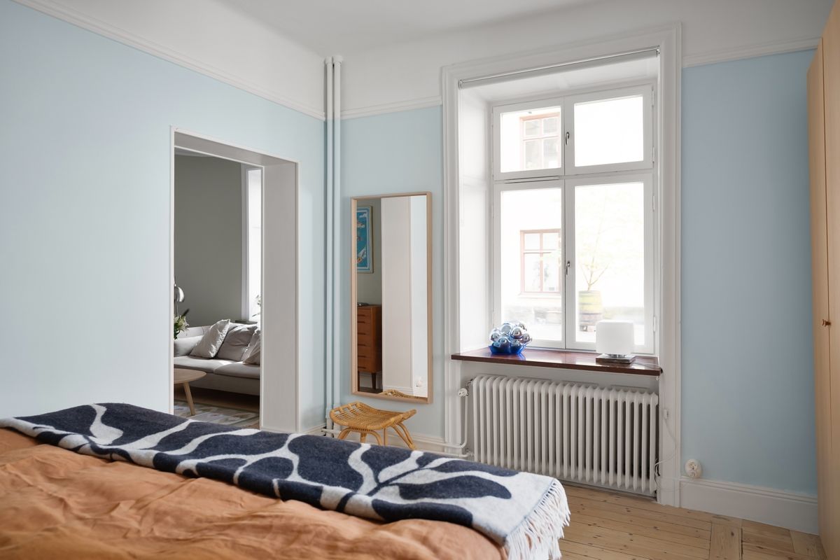 Colori pastello rilassanti per la camera da letto