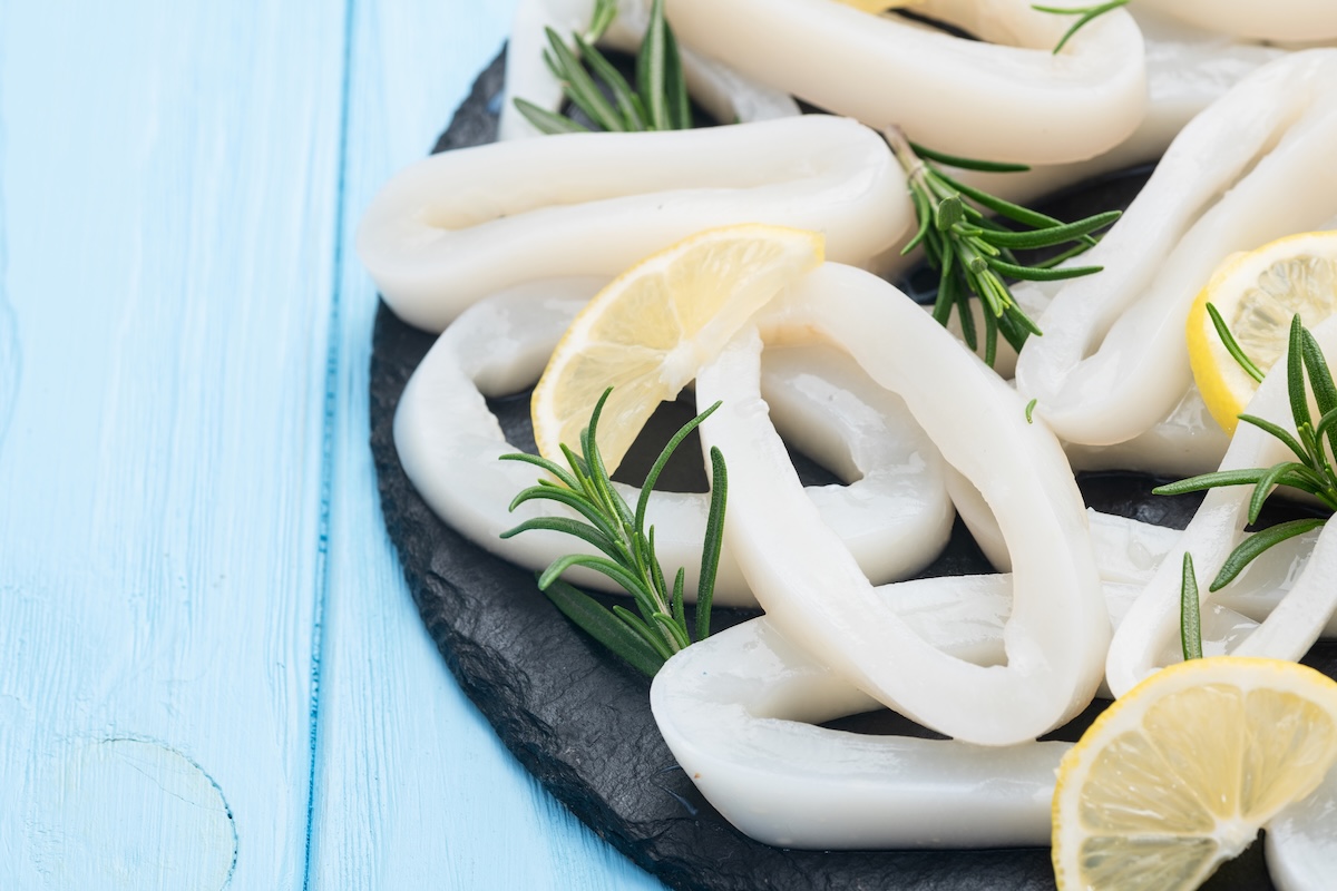Squid,Tube,And,Ring,Photography,.,Seafood,Top,View,On Squid,Tube,And,Ring,Photography,.,Seafood,Top,View,On