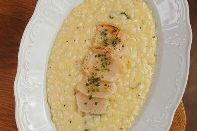 Risotto con patate e zafferano