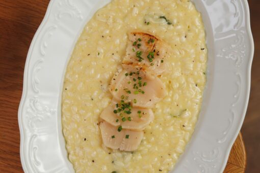 Risotto con patate e zafferano