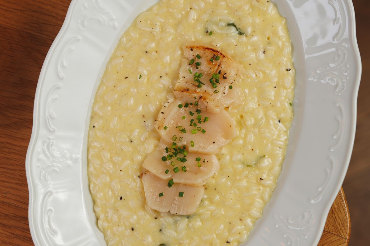 Risotto con patate e zafferano
