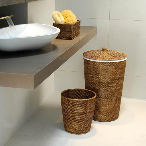 Portabiancheria in vimini idee e spunti d’arredo