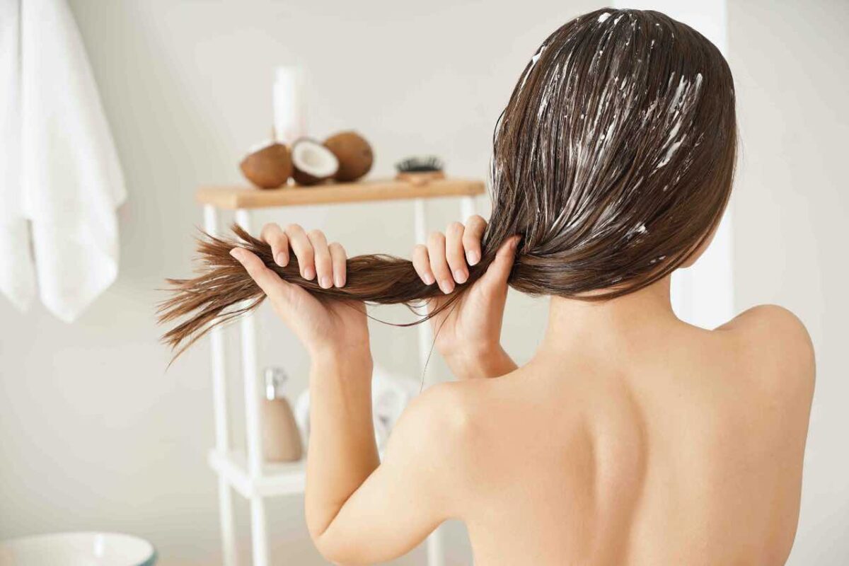 Maschera capelli trattati