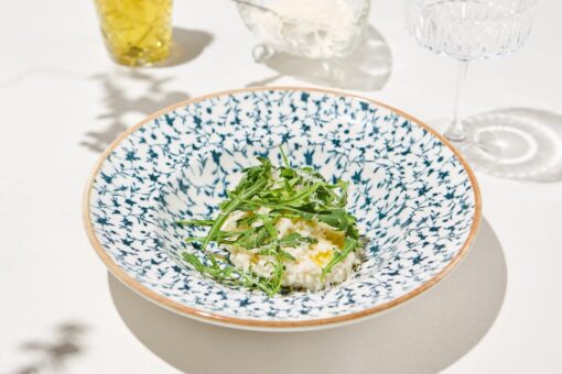 Risotto con rucola e taleggio