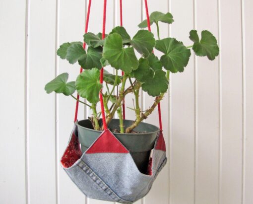 Portavaso in jeans