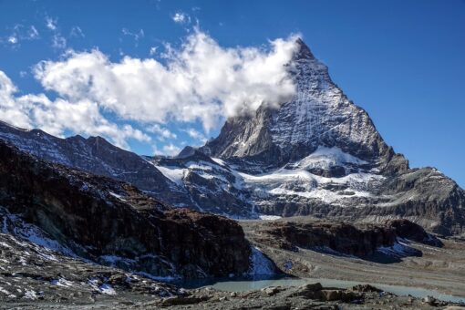Italia-Svizzera cambia il confine: colpa del Ghiacciaio del Cervino