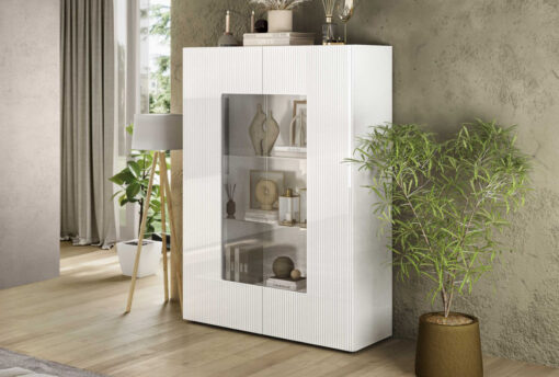 Mondo Convenienza: la vetrina moderna a 2 ante per una zona living da sogno
