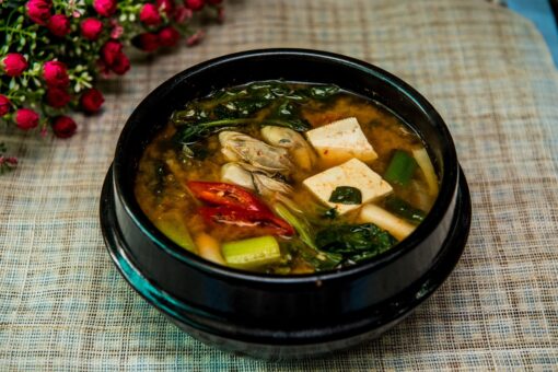 Zuppa di Maitake e miso