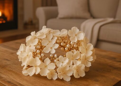 Tavola di Natale in stile shabby chic? Si con i centrotavola Maisons du Monde