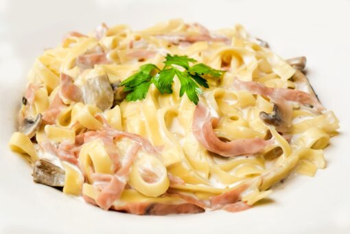 Linguine al salmone affumicato