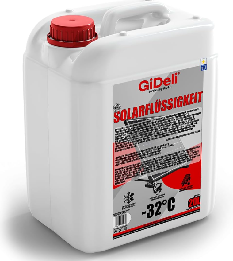 Glicole da 20 litri venduto da Amazon