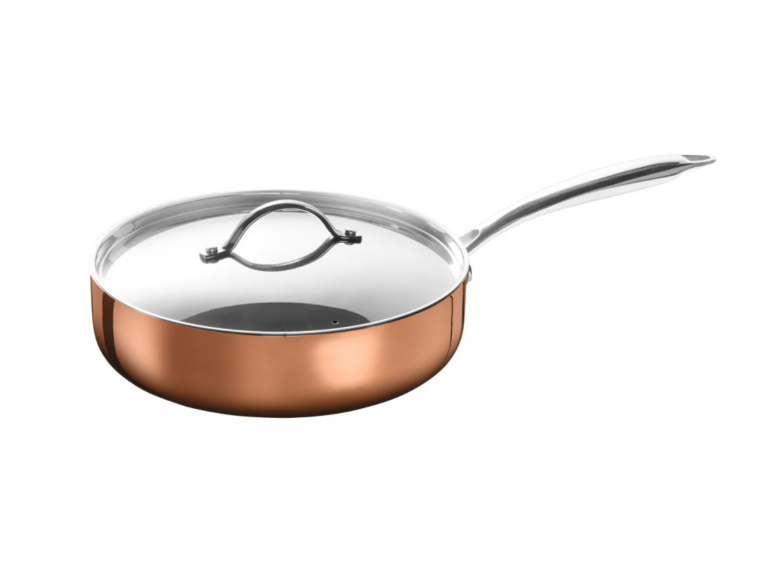Padella sautè con strato in rame e coperchio Silvercrest di Lidl