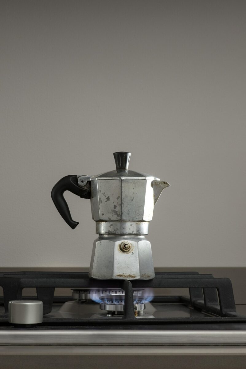 Moka sul fornello Moka sul fornello