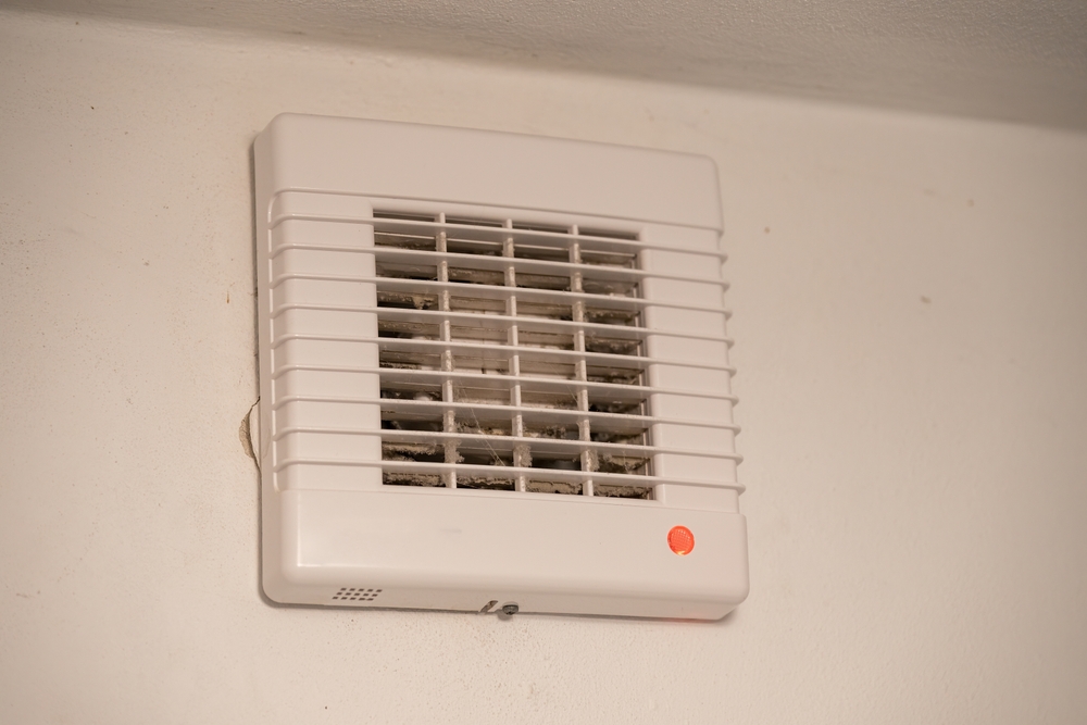 Dirty,And,Dusty,Fan,Grilles,In,The,Bathroom. Dirty,And,Dusty,Fan,Grilles,In,The,Bathroom.