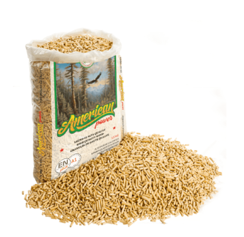 Sacco da 15 kg di American Pellet A1 Sacco da 15 kg di American Pellet A1