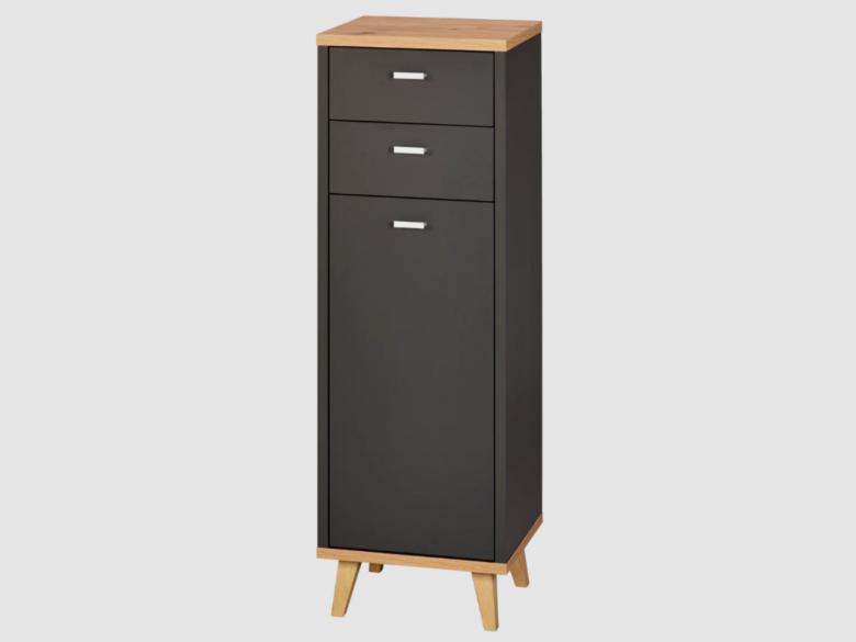 Mobiletto da bagno con 1 anta e 2 cassetti Livarno di Lidl