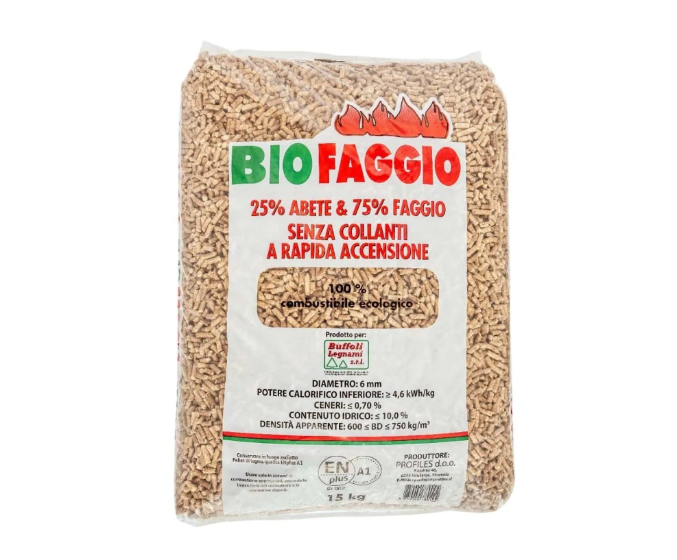 Sacco di pellet Biofaggio Sacco di pellet Biofaggio