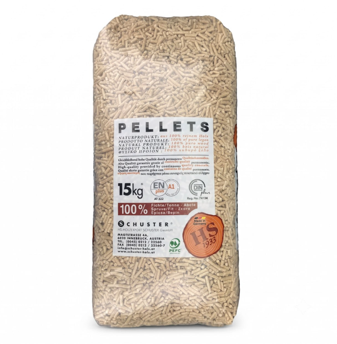 pellet Schuster da 15 kg pellet Schuster da 15 kg